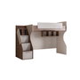 Hanah Home Litera Milano Crema y Marrón